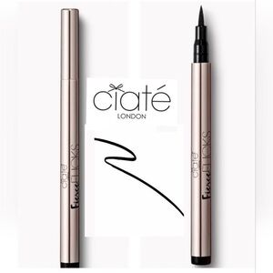 (2) Ciate Fierce Flicks Precision Felt Tip Liquid Eyeliner BLACK .05oz